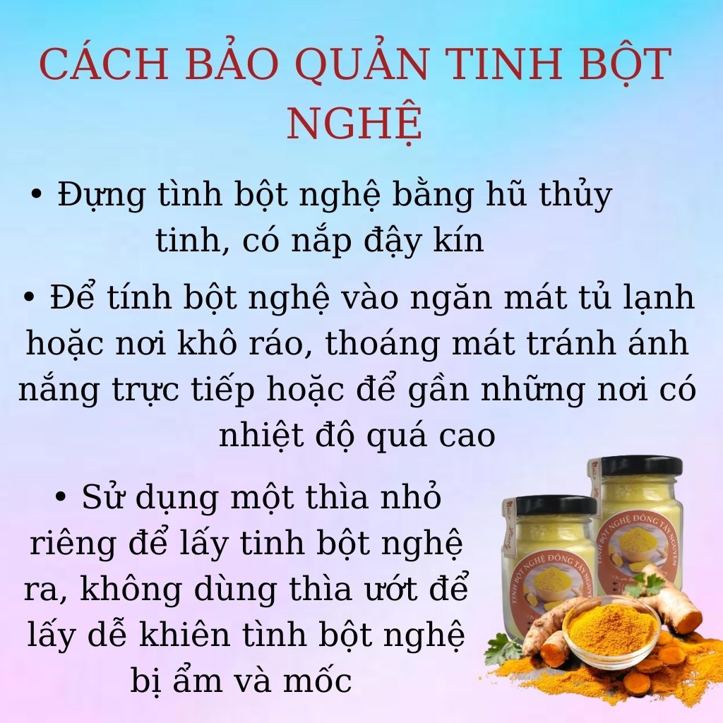 Tinh bột nghệ nguyên chất Đông Tây Nguyên 1 Kg hàng cao cấp tặng mật ong bạc hà 100ml đơn từ 510k