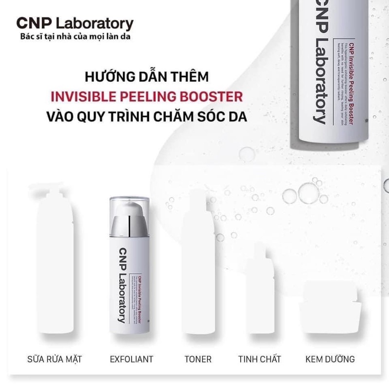 [ CNP ] Tẩy tế bào chết hoá học Invisible Peeling Booster 100ml