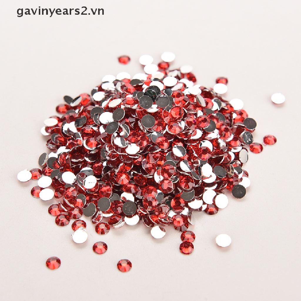 (Hàng Mới Về) Set 1000 Viên Đá Tròn 4mm Trang Trí Móng Tay