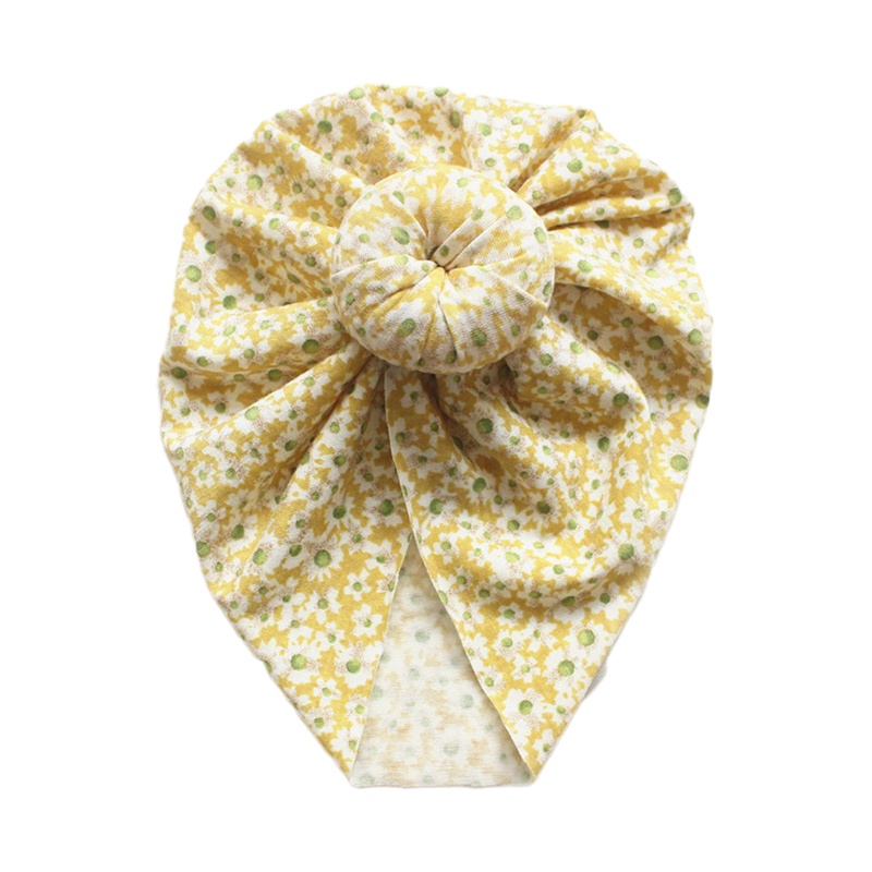 Mũ Beanie Thắt Nút Họa Tiết Da Báo / Hoa Cổ Điển Dễ Thương Cho Bé Sơ Sinh