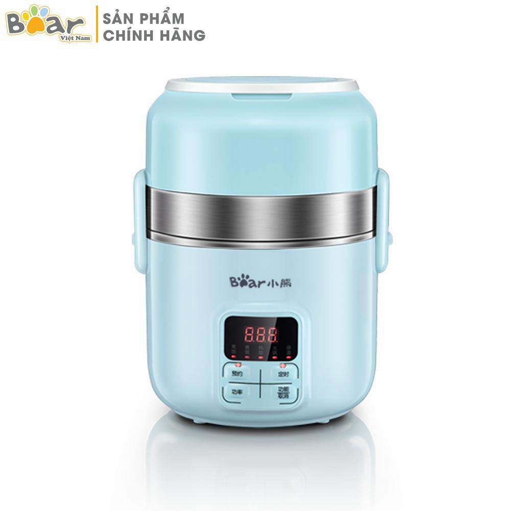 Hộp Cơm Điện Hẹn Giờ công nghệ hút chân không Bear DFH-B20J1 giữ thức ăn tươi ngon - hàng chính hãng