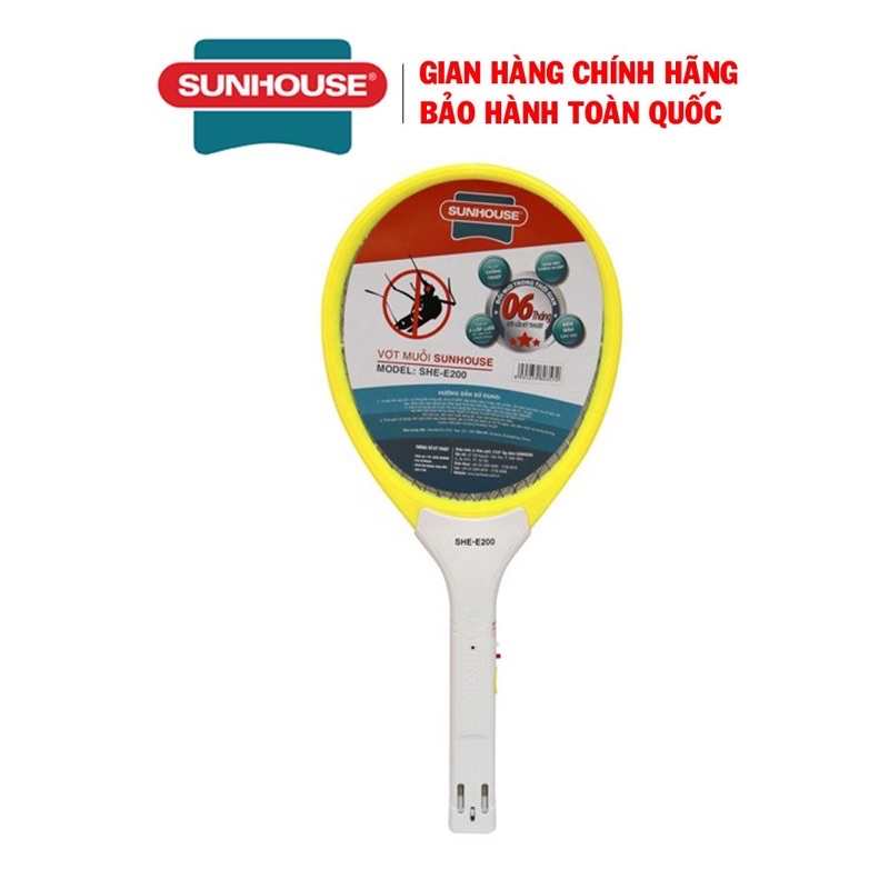 VỢT BẮT MUỖI SUNHOUSE SHE200