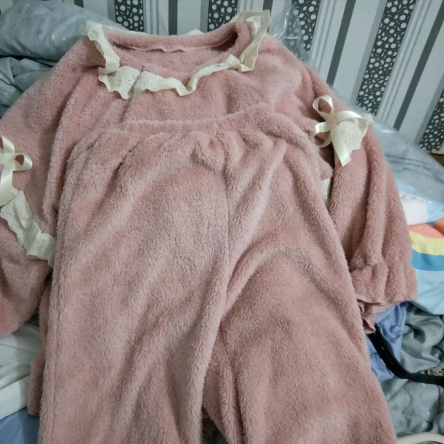 Bộ ngủ lông mịn- kèm ảnh thậtMã 334