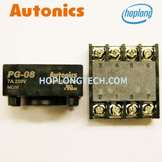 PG-08 Đế relay 8 chân tròn Autonics cho relay và timer