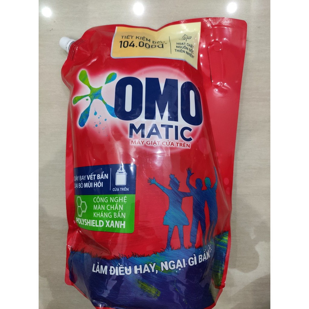 Nước Giặt OMO MATIC Túi Cửa trên 4kg