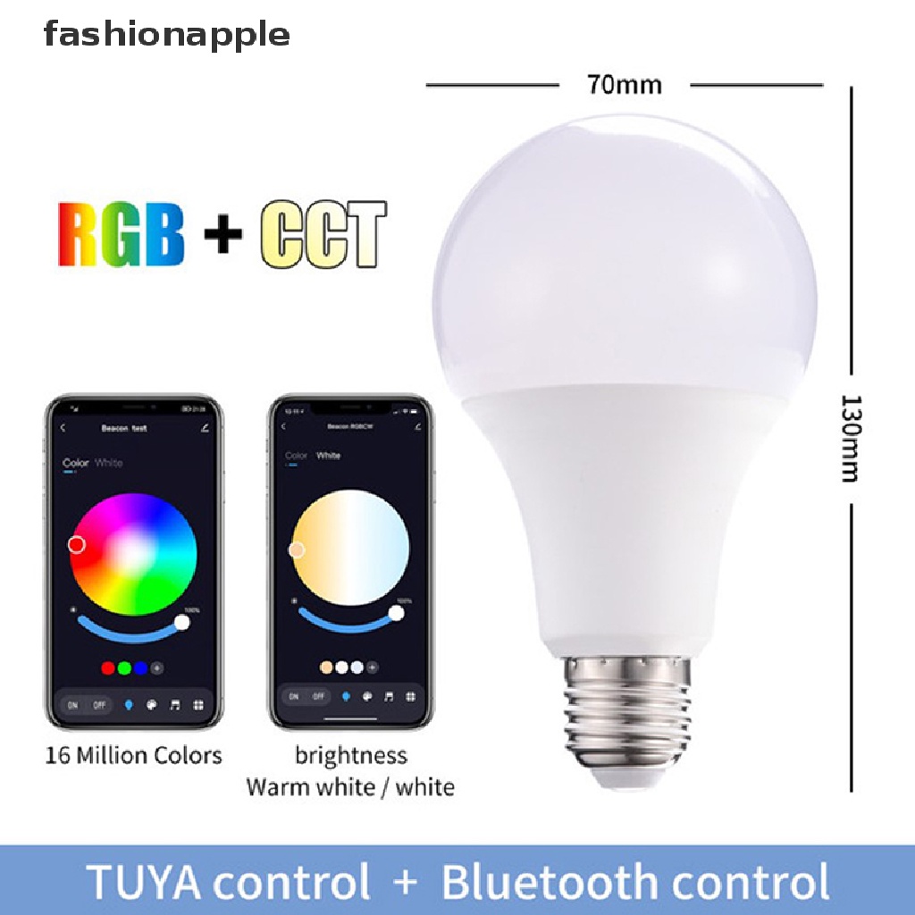 Bóng Đèn LED Thông Minh E27 RGB 15W Ánh Sáng Xanh Có Thể Điều Chỉnh Độ Sáng