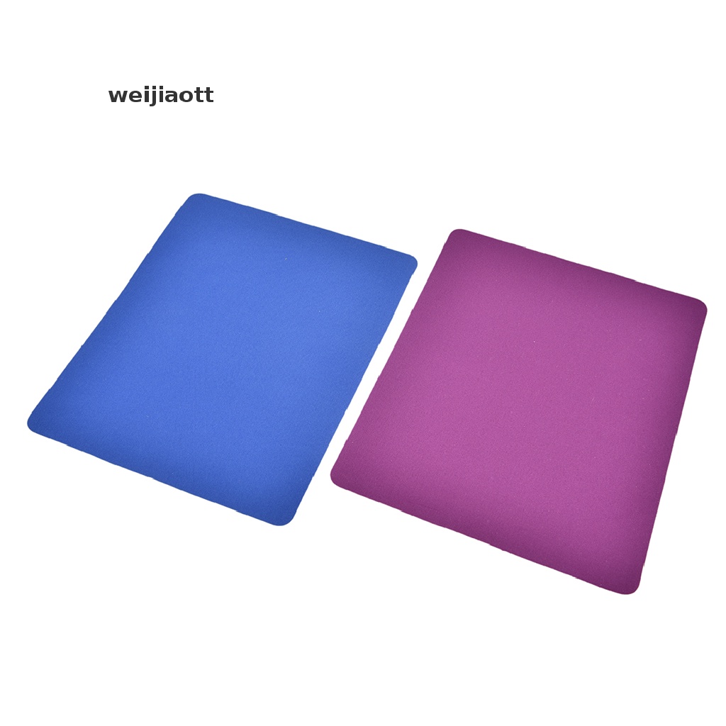 weijiaott Hot 21.5 x 17.5cm Gaming PC Laptop Mouse Pad Anti-Slip Solid Color Rectangle Mat WT