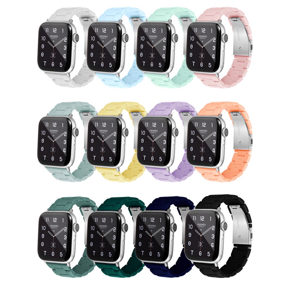 Dây Đeo Silicone Cho Đồng Hồ Thông Minh iWatch Series 8 / 7 / 6 / 5 / 4 / 3 / SE 45mm 41mm 44mm Ultra 49mm 42mm 40mm 38mm