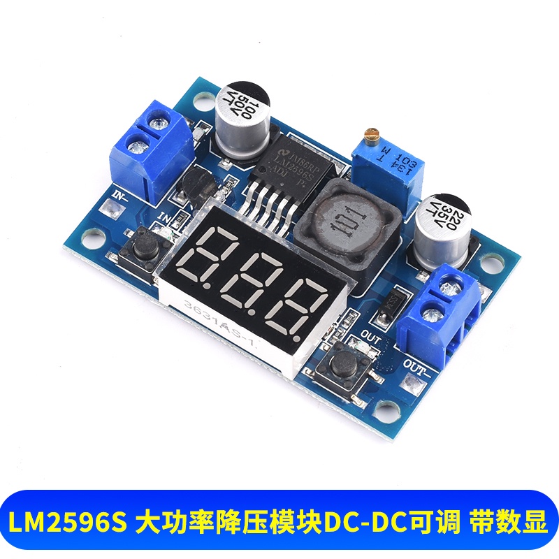Mô Đun Cung Cấp Nguồn Hạ Áp Lm2596S DC-DC 3A 3.3V5V12V