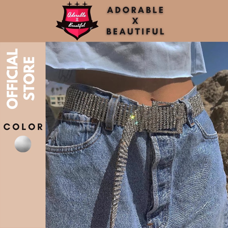 Belt Thời Trang Hạt To Bling Bling Hot Trend 2022