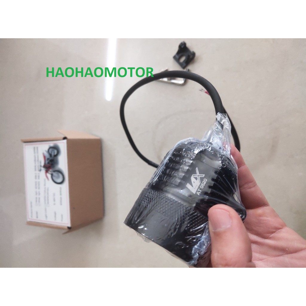 Đèn Led Trợ Sáng Xe Máy CREE L4X, 4 chóa ánh sáng trắng, mạnh, xa. Bảo hành 3 tháng