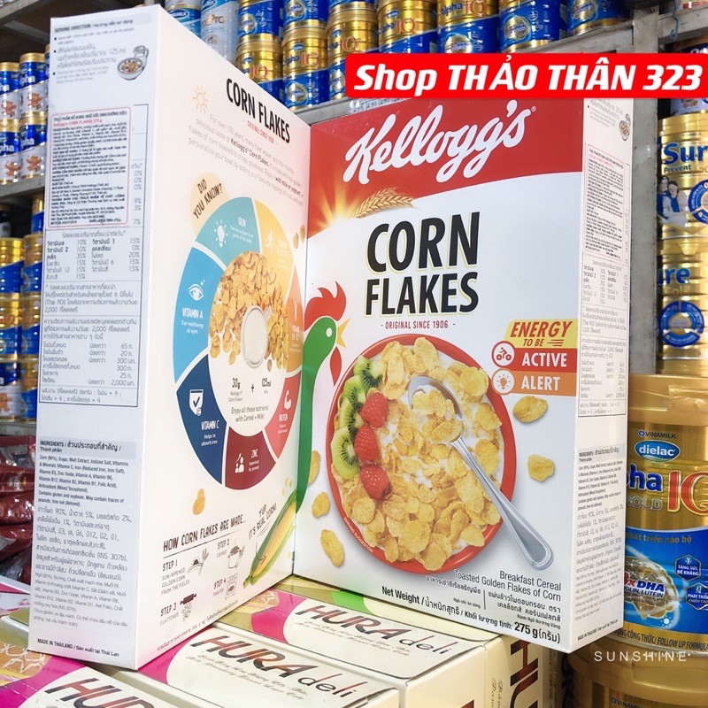 Bánh Ăn Sáng CORN FLAKES Hộp 275g