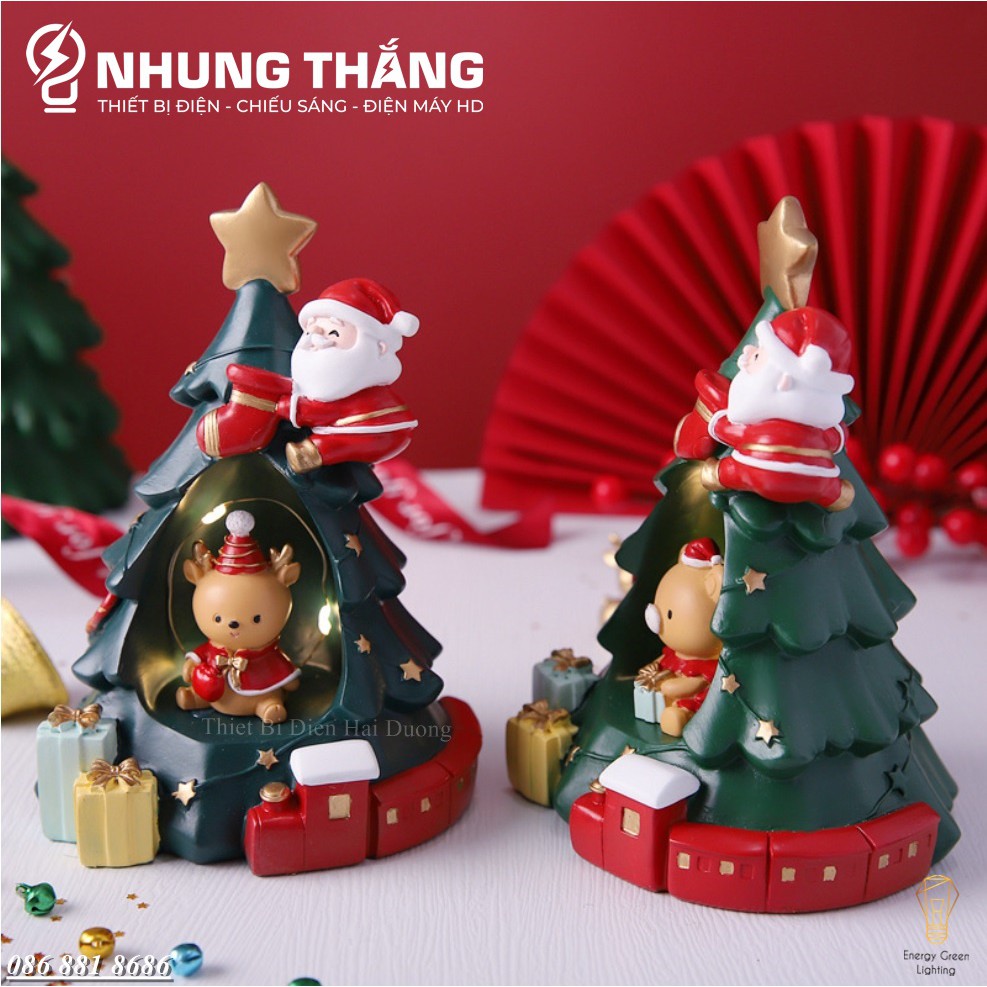 [ Quà Tặng Giáng Sinh ] Nhiều Mẫu Đèn Ngủ Ông Già Noel Và Người Tuyết Siêu Dễ Thương - Trang Trí Giáng Sinh - Dùng Pin