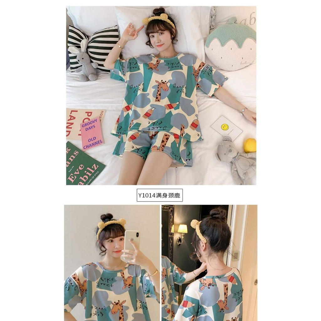 Đồ Bộ Nữ Mặc Nhà Đồ Bộ Thun Mặc Mùa Hè Tay Ngắn Đủ Size - Đồ Bộ Dễ Thương Nhiều Mẫu Nhiều Hình BTTL104 | BigBuy360 - bigbuy360.vn