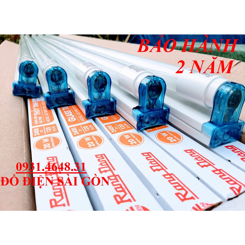 Bộ 3 Đèn Led Tuýp 1m2 Rạng Đông 20W Ánh Sáng Trắng.