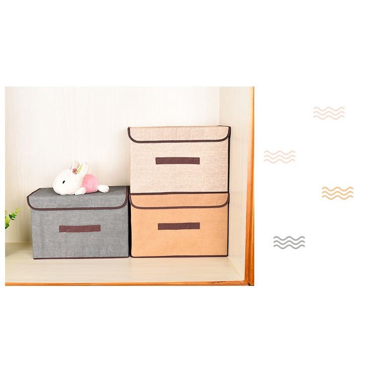 Hộp Vải Đựng Đồ Tiện Lợi, Thùng Đựng Quần Áo Đa Năng Gấp Gọn