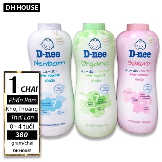 Phấn Rôm Dnee Thái Lan Baby Powder 380g Thơm , Khô Thoáng , Dịu Nhẹ Cho Da Bé