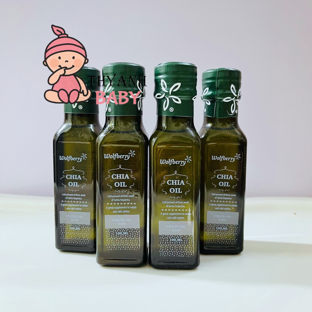 Dầu Hạt Chia Wolfberry Của Đức Cho Bé Ăn Dặm