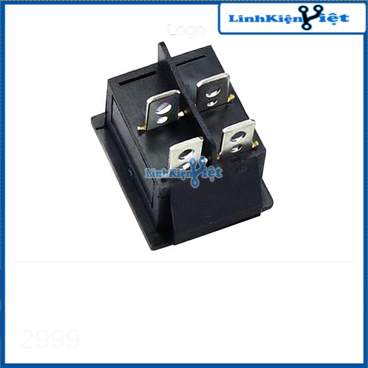 Công Tắc Bập Bênh KCD5 6A/250V 4 Chân 2 Chế Độ ON-OFF