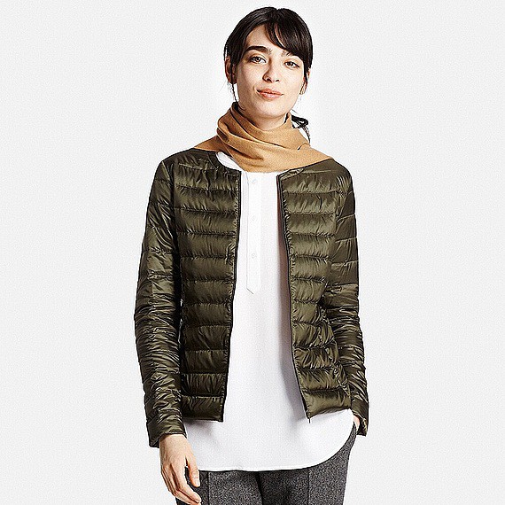 Áo lông vũ không cổ uniqlo | BigBuy360 - bigbuy360.vn