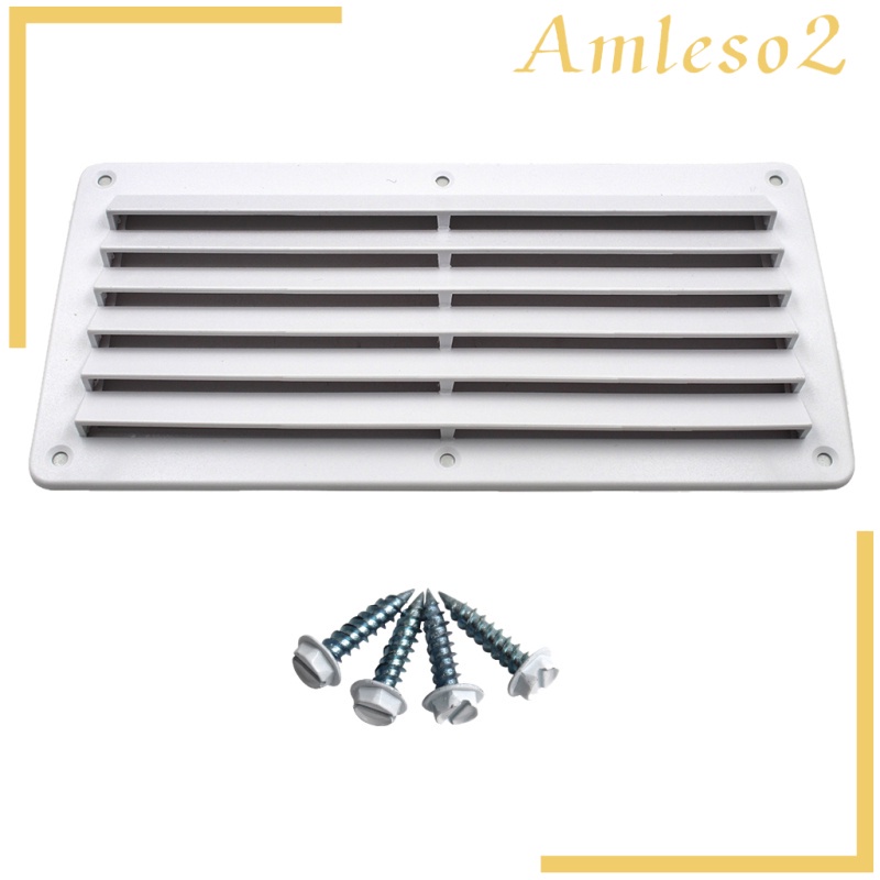 Bộ 2 Lỗ Thông Hơi Hình Chữ Nhật Bằng Nhựa Abs Kích Thước 260mm X 125mm Cho Tàu Thuyền Rv | BigBuy360 - bigbuy360.vn