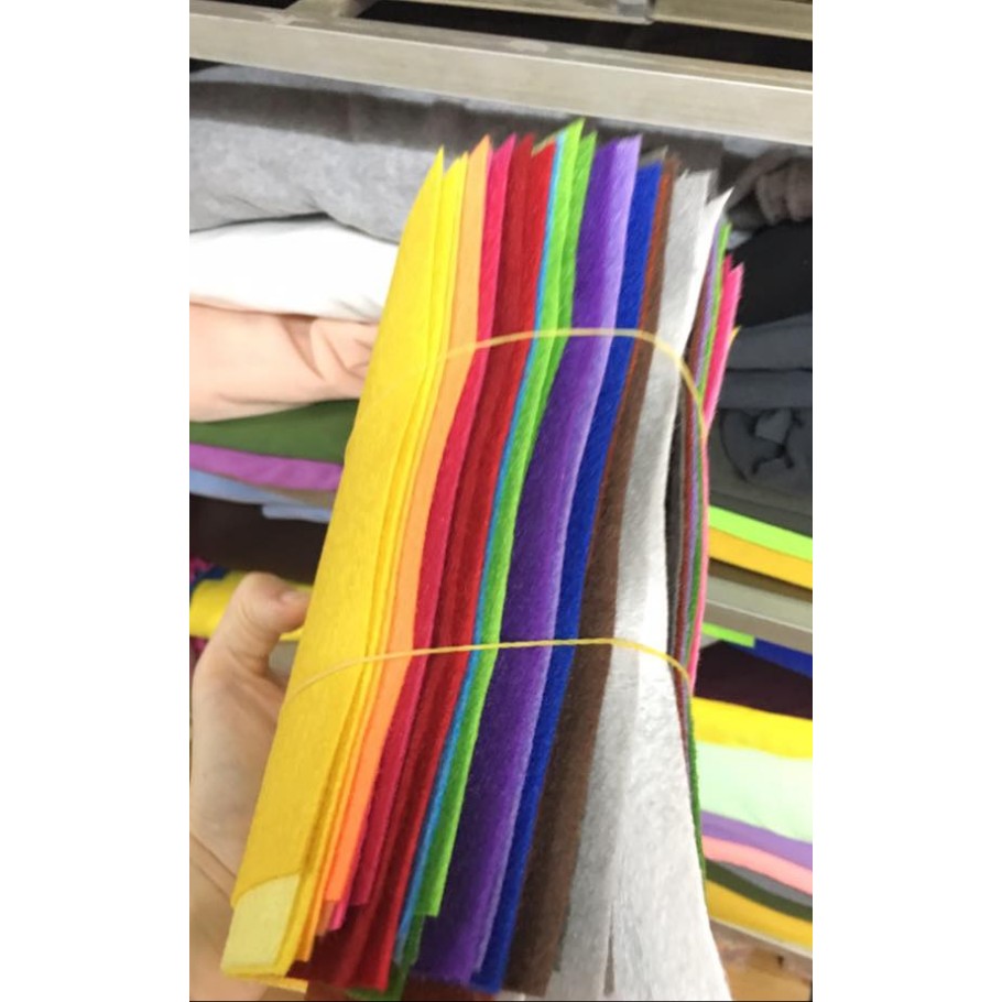 Vải dạ làm handmade