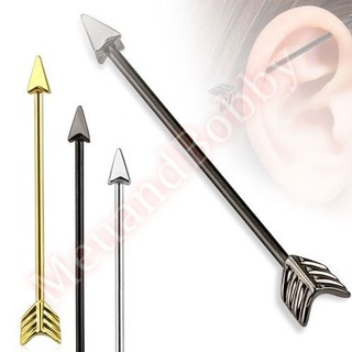 Khuyên tai dài hình mũi tên cá tính cho nam và nữ