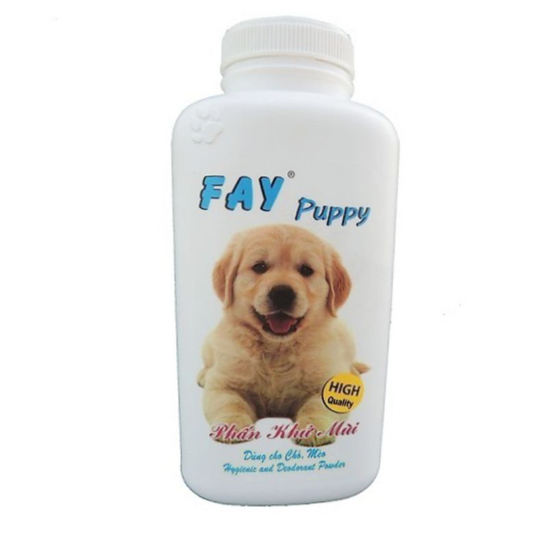 [Mã PET50K giảm Giảm 10% - Tối đa 50K đơn từ 250K] Phấn tắm khô Fay Puppy cho chó mèo