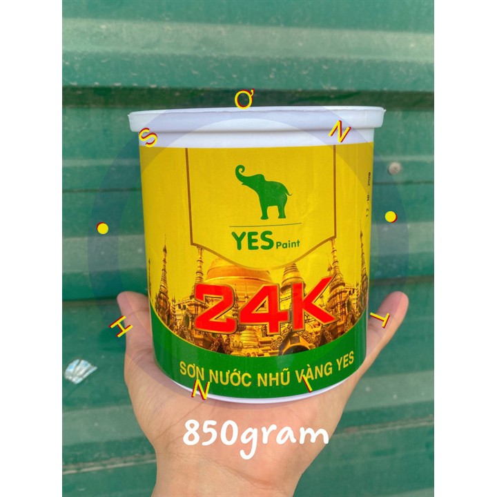 Sơn nước Nhũ Vàng 24k Yes Paint 850g