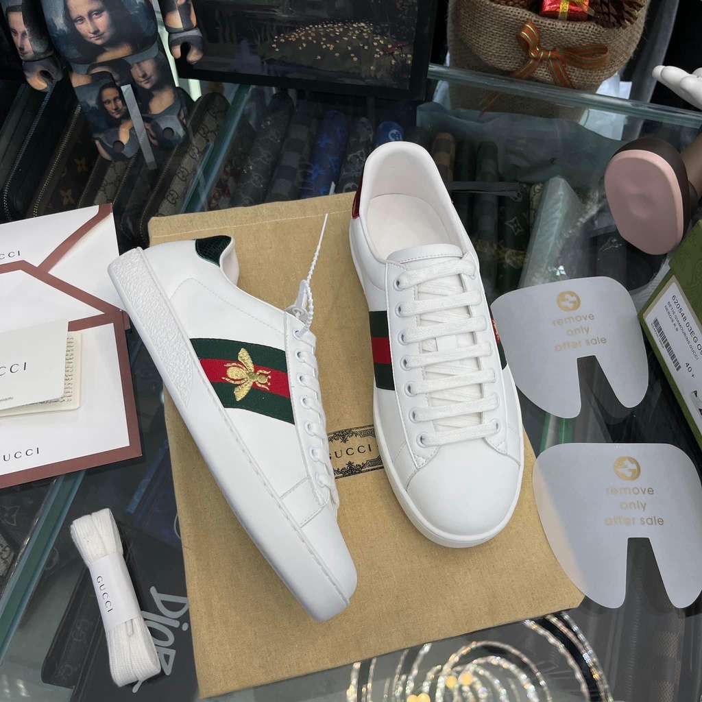 Giày thể thao Giày sneaker Gucci Original 2022 size dập chìm thêu Ong