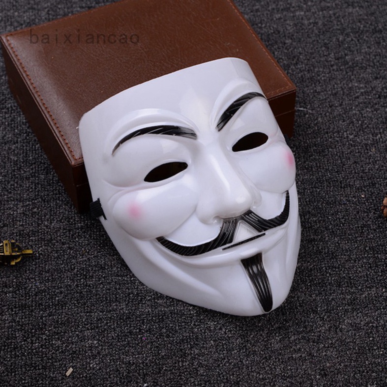 Rẻ Nhất Thị Trường Mặt Nạ Hacker Màu Trắng TTMT-TTMB