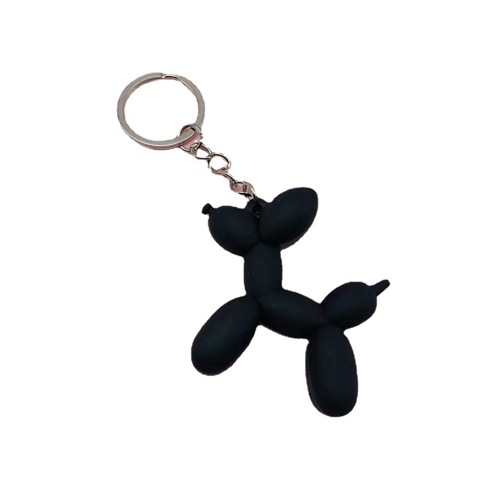 Móc Khóa Hình Chú Chó Và Bong Bóng Dễ Thương