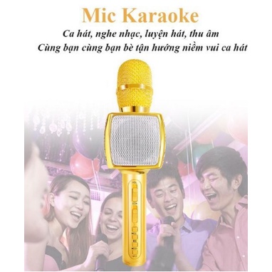 MIC  YS-16  YS96 KARAOKE  KÈM LOA NGHE HAY 20W ghi âm 2 loa cực hay