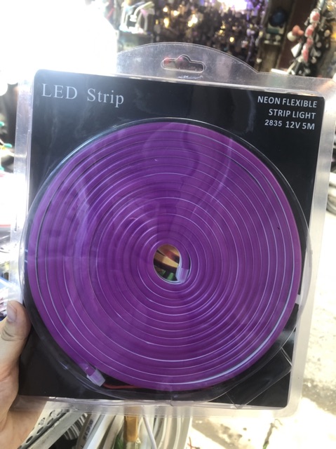 Led neon 5met điện 12v full màu