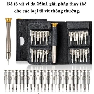 Bộ tua vit ví da 25 đầu