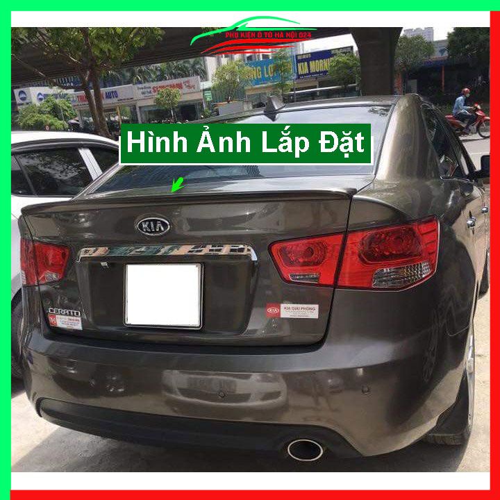 Đuôi gió sau xe liền cốp Kia Forte hàng mộc chưa sơn