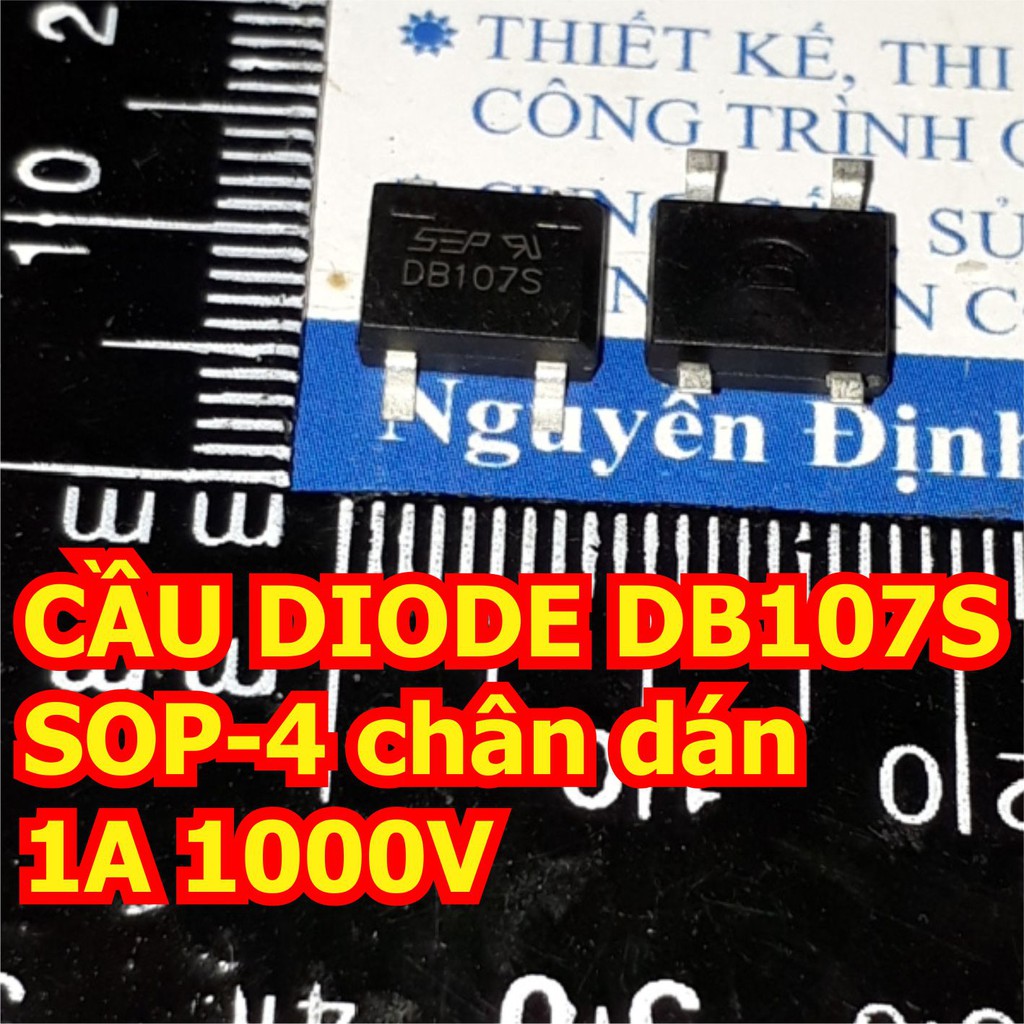 20 con CẦU DIODE, cầu chỉnh lưu DB107S SOP-4 chân dán 1A 1000V kde6387