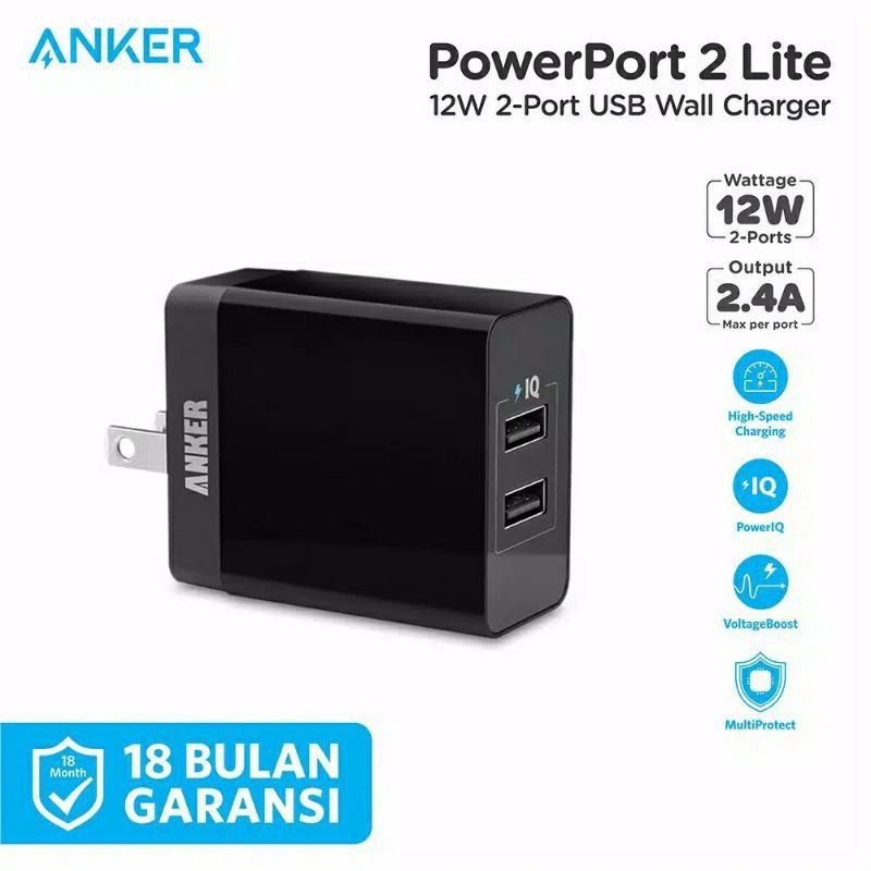 Ổ Sạc Anker Powerport 2 Lite A2129 Chính Hãng