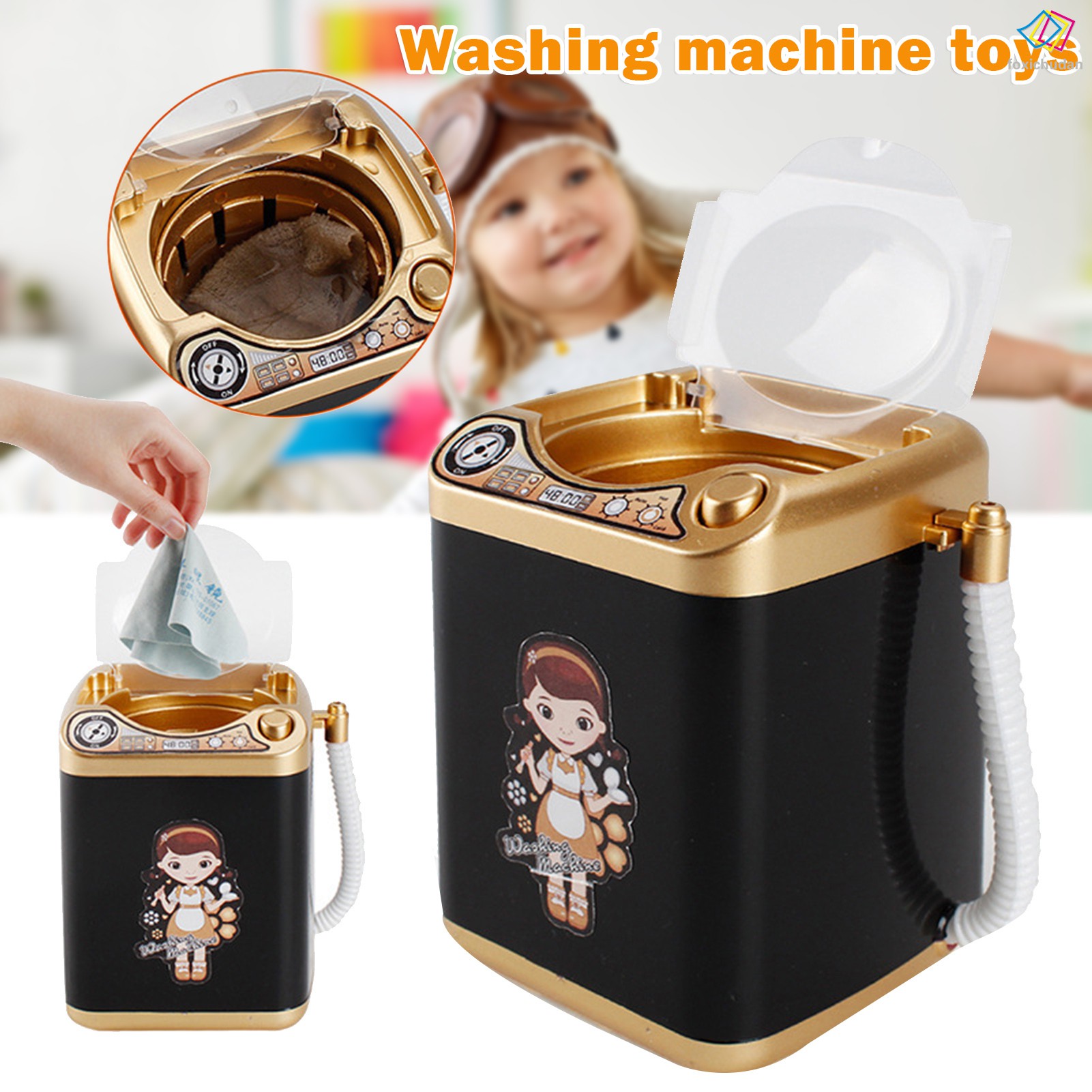 Bộ Đồ Chơi Máy Giặt Mini Cho Bé