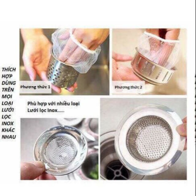 Túi lọc rác gói 100 cái