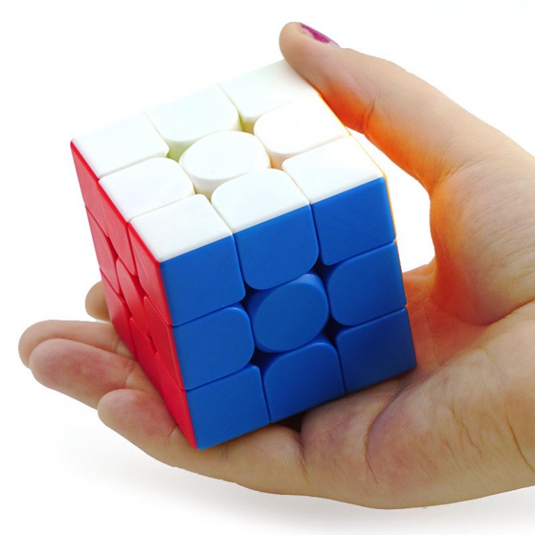 Rubik Robik 3x3 Stickerless Giá Rẻ SPEED CUBE Nha Trang Xoay Mượt , Lõi Cứng Cáp, Bền - RB3305