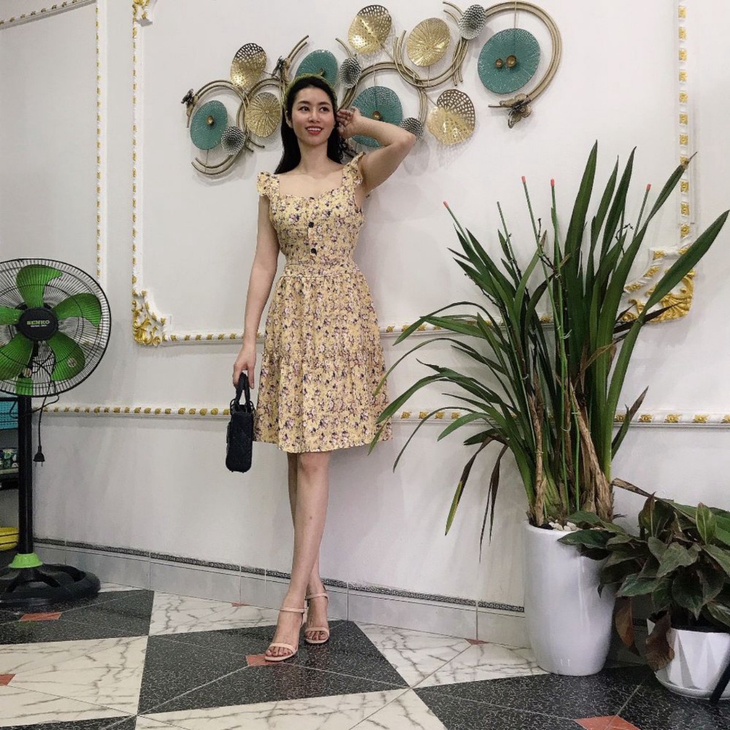 Đầm nữ cánh tiên chất liệu lụa Nhật mát mẻ | BigBuy360 - bigbuy360.vn
