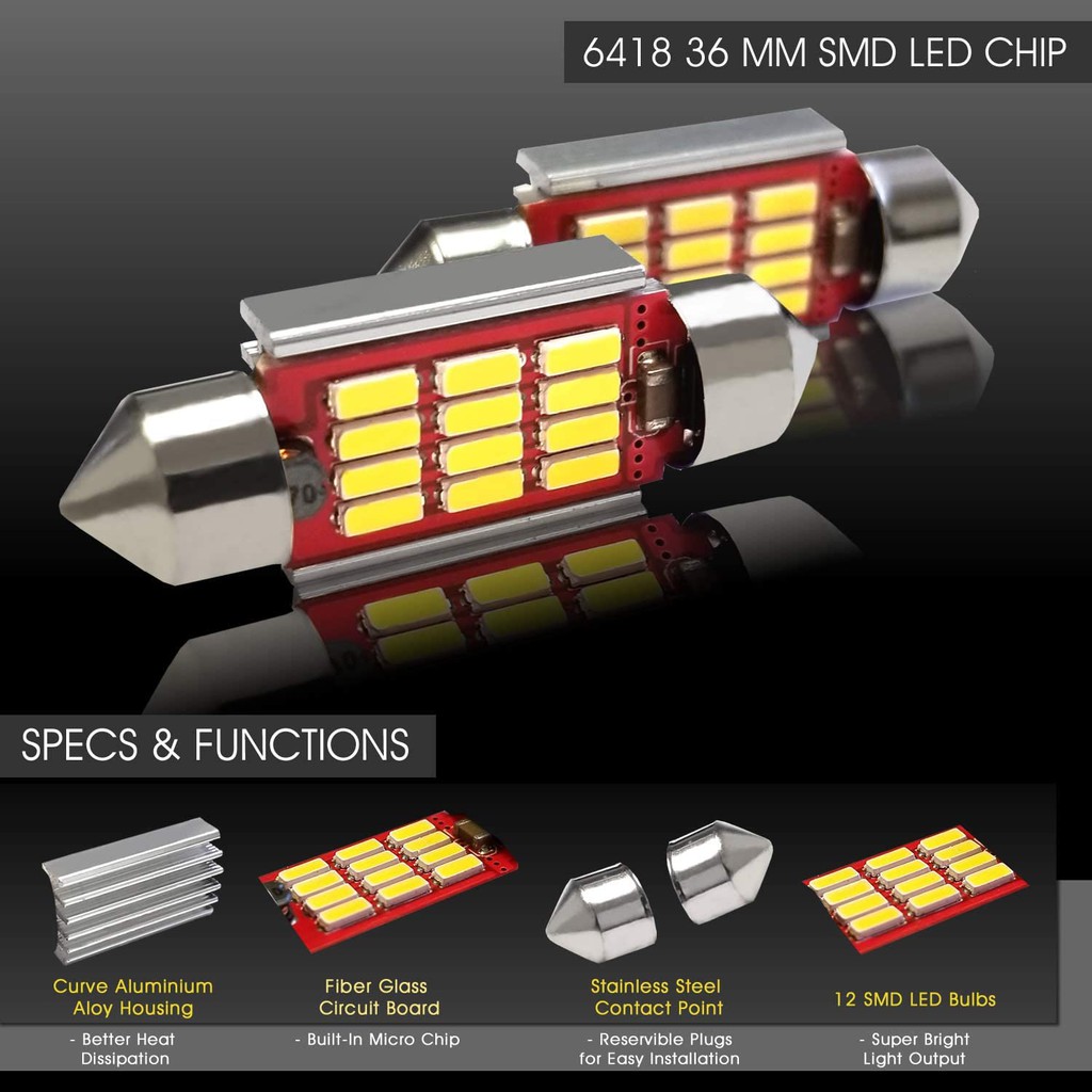 Đèn Trần Ô Tô 12V Cao Cấp