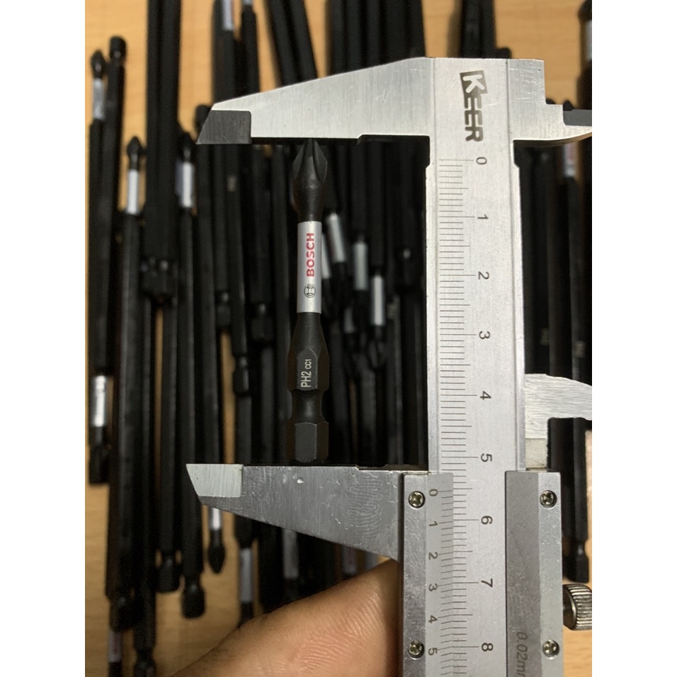 Mũi vít Bosch PH2 dài 55mm chính hãng có từ