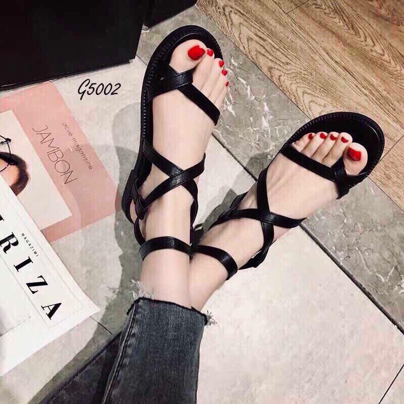 SANDAL NỮ CHÉO DÂY XINH XẮN THỜI TRANG THIẾT KẾ ARAVA J60