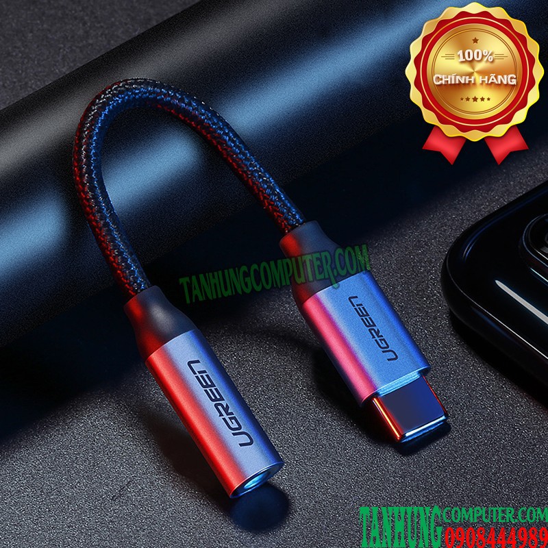 Cáp USB Type C sang Cổng Âm Thanh Audio 3.5mm Ugreen 30632