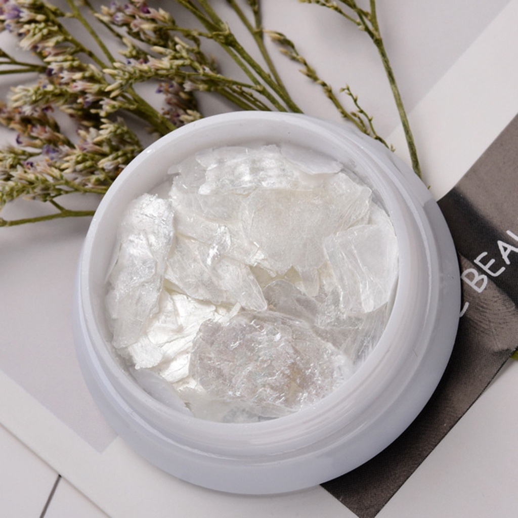 [beautymart] 1 Hộp Kim Tuyến Lấp Lánh Hình Vỏ Sò Dùng Trang Trí Móng Tay