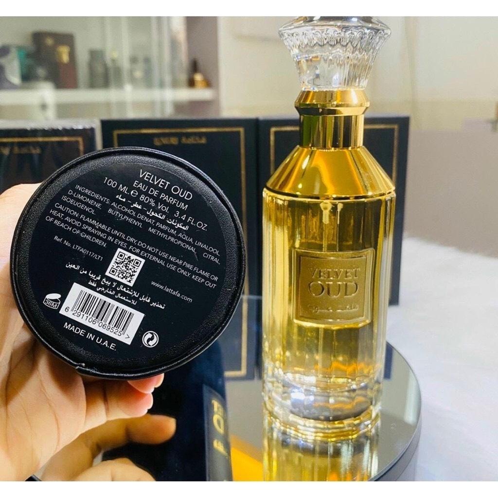 Nước Hoa Dubai Cao Cấp Velvet Oud 100ml Nồng Nàn, Cá Tính, Nam và Nữ , Red Rubby