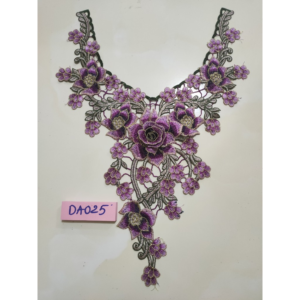 cổ thêu kết áo xinh xắn