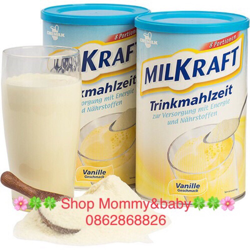 🌷 sữa MILKRAFT 480g hàng nội địa Đức